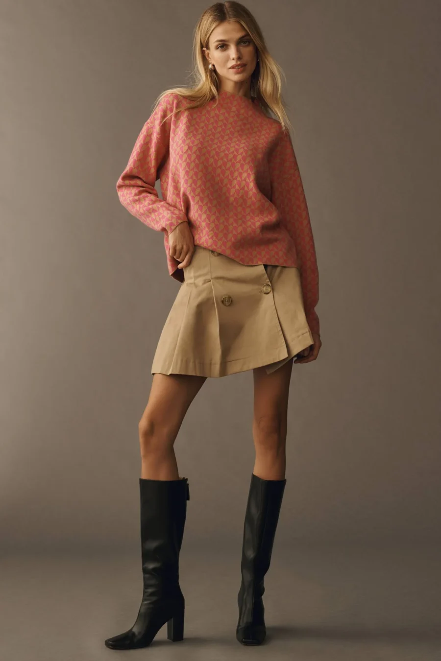 THE CARYS MOCK NECK SWEATER BY SOHO