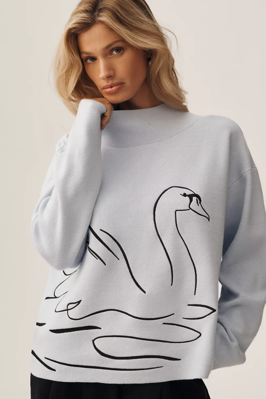 THE CARYS MOCK NECK SWEATER BY SOHO