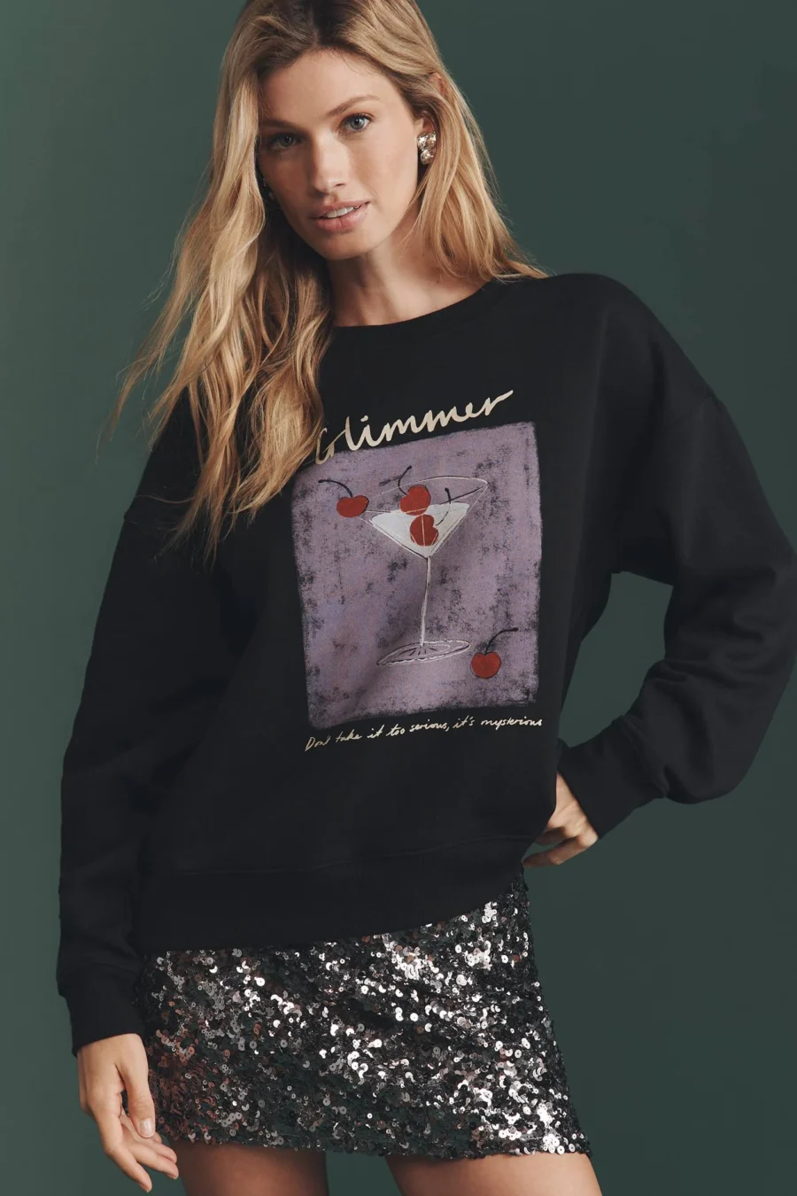 SOHO x NATALIA COCKTAIL SWEATSHIRT