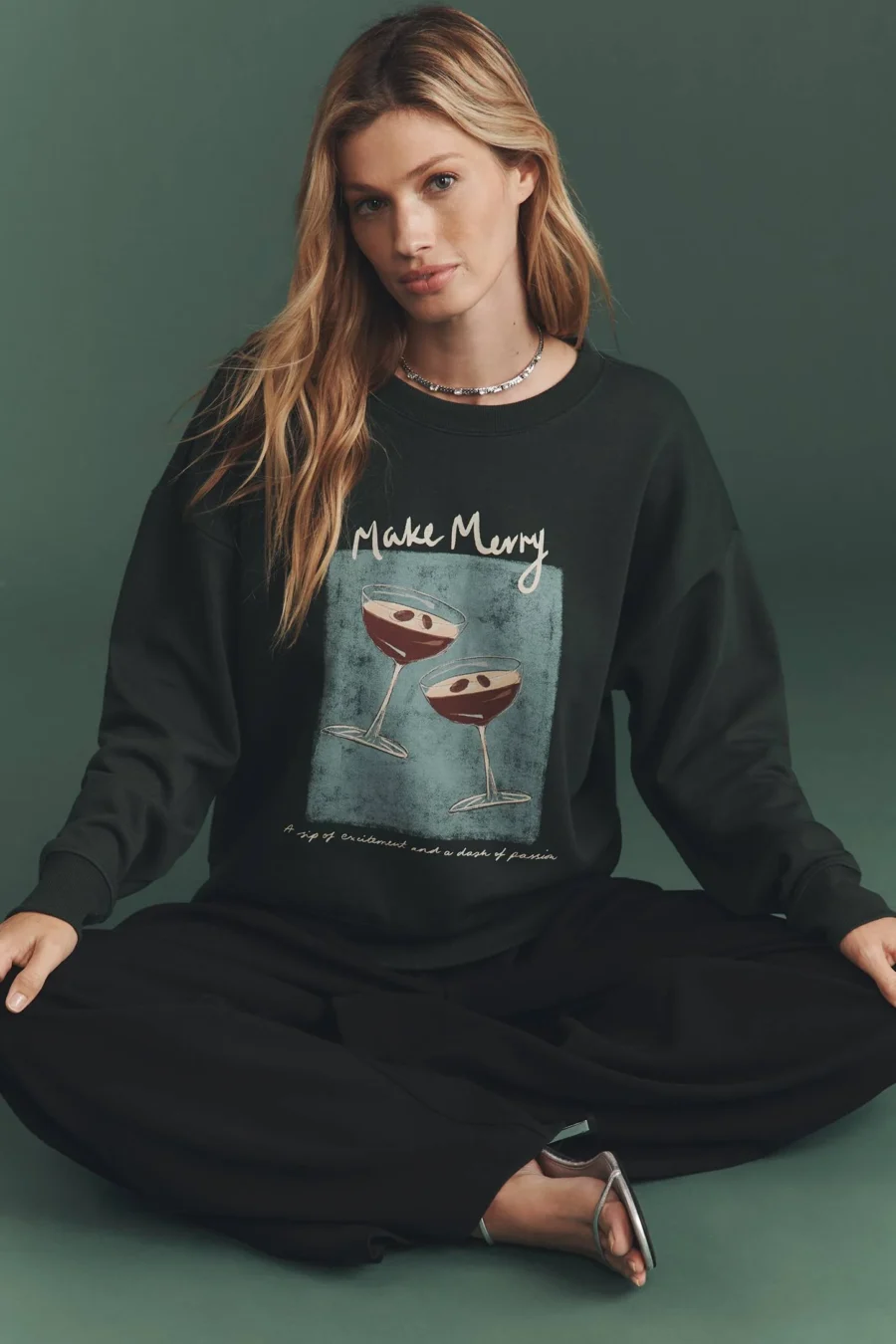 SOHO x NATALIA COCKTAIL SWEATSHIRT