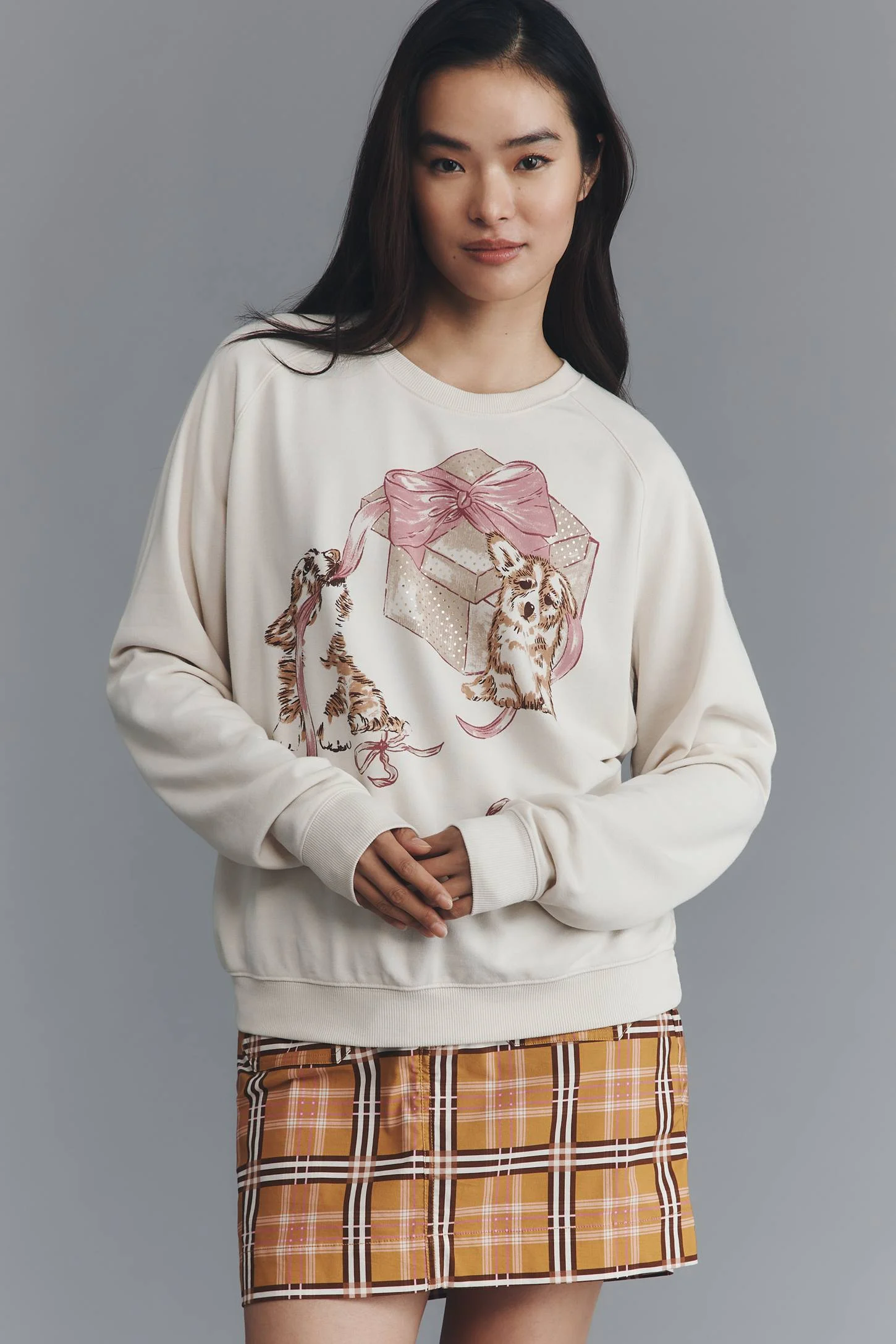 SOHOANIMAL FRIENDS CREW-NECK SWEATSHIRT