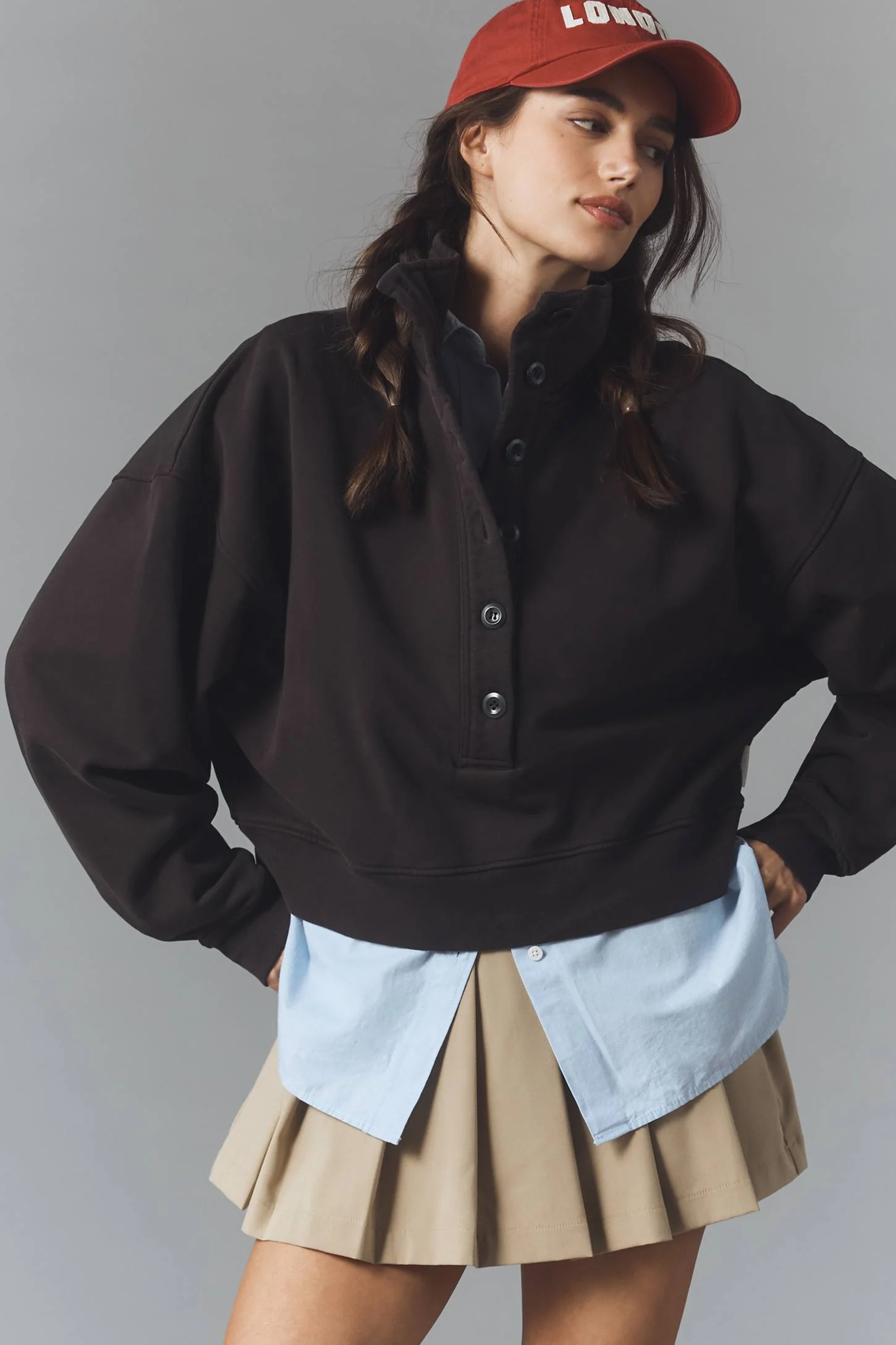 CITIZENS OF HUMANITY MIRELLE FUNNEL-NECK SWEATSHIRT