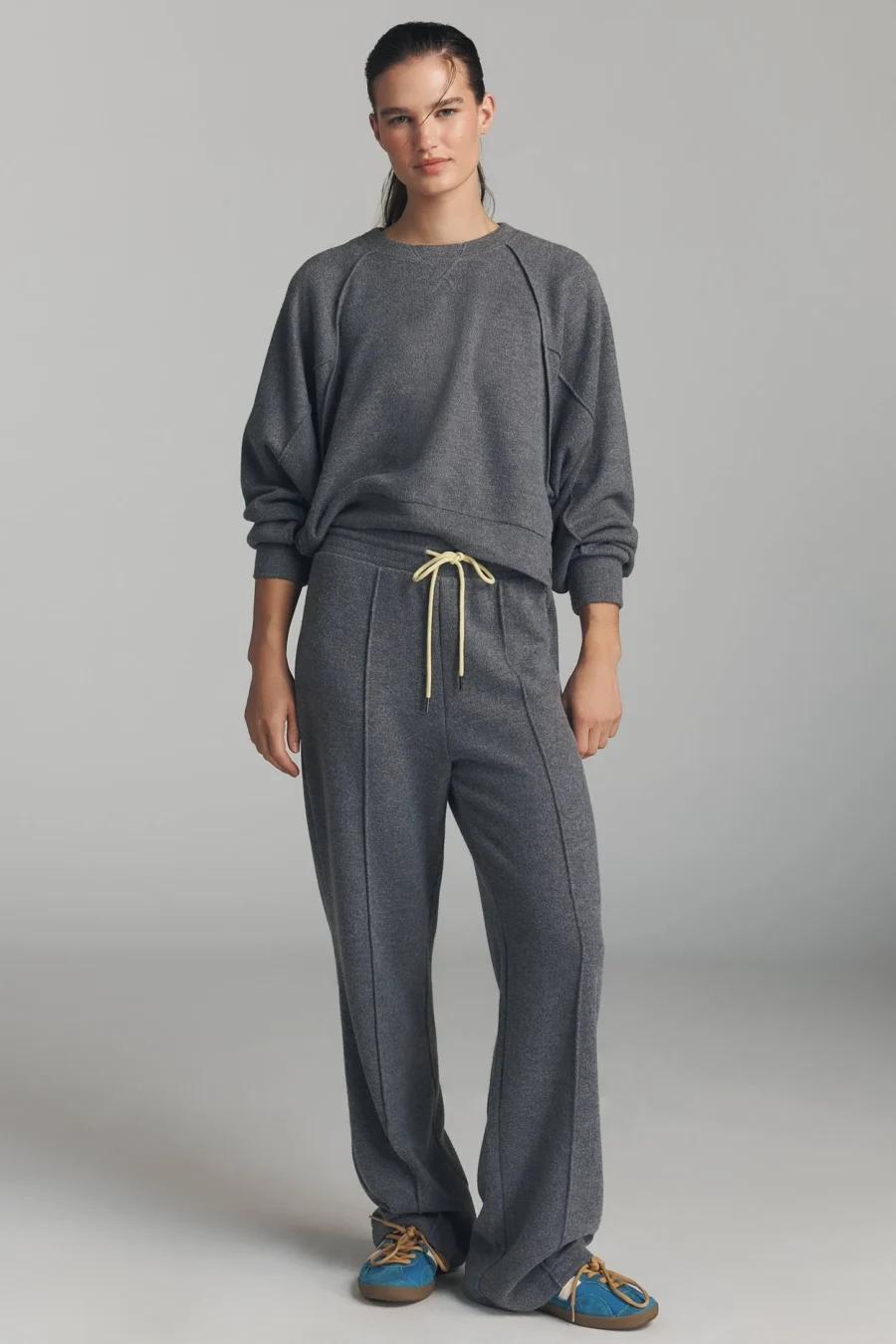 DAILY PRACTICE BRING IT BACK PULLOVER SHEATSHIRT MATCHING 2 PIECE SET