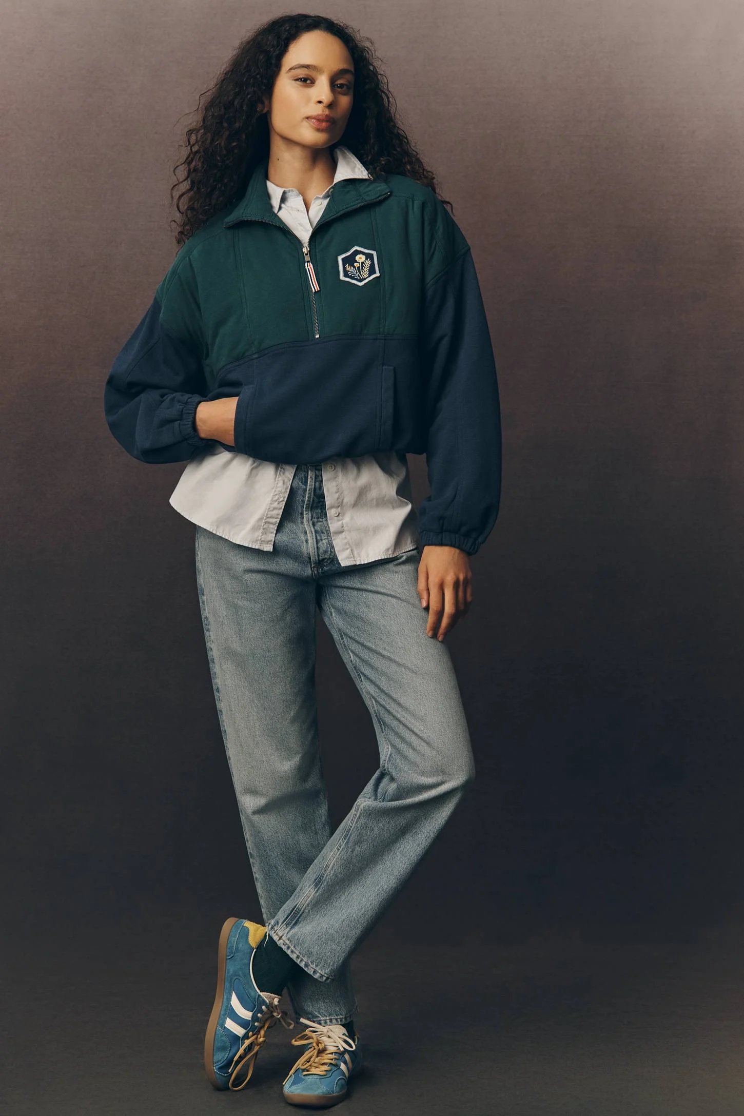 SOHO SHETLAND HAIF-ZIP PULLOVER