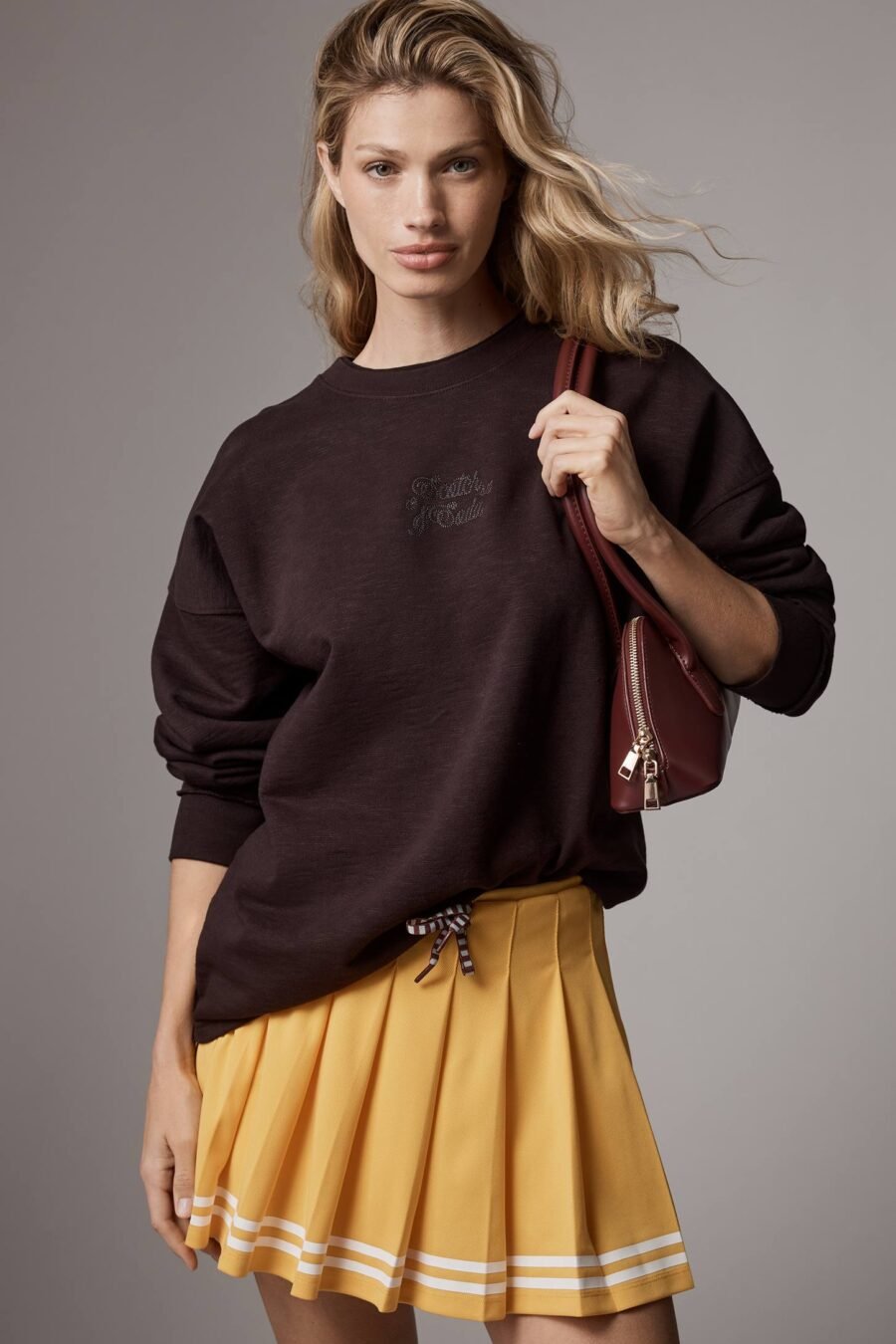 SCOTCH & SODA GARMENT-DYED COTTON SWEATSHIRT
