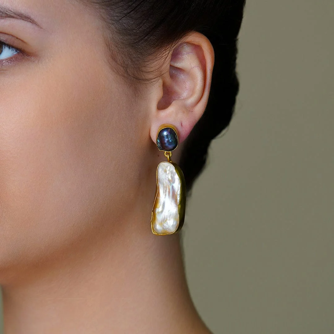 CELEST GLOW DANGLE DROPS EARRINGS