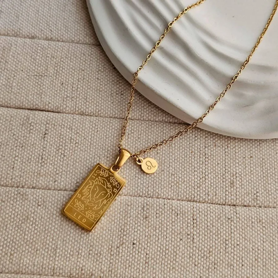 Zodiac Sign Necklaces - Leo