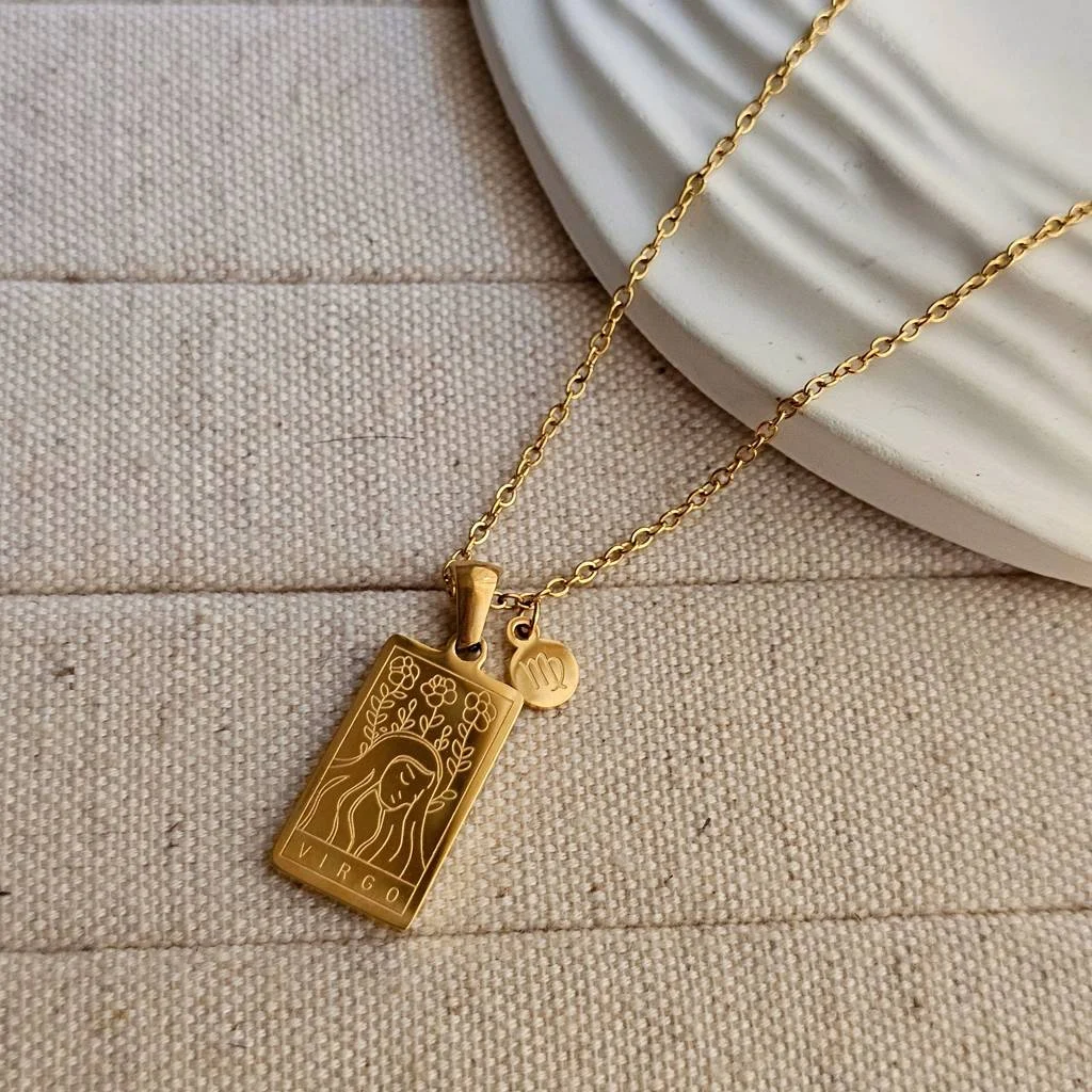 Zodiac Sign Necklaces - Virgo