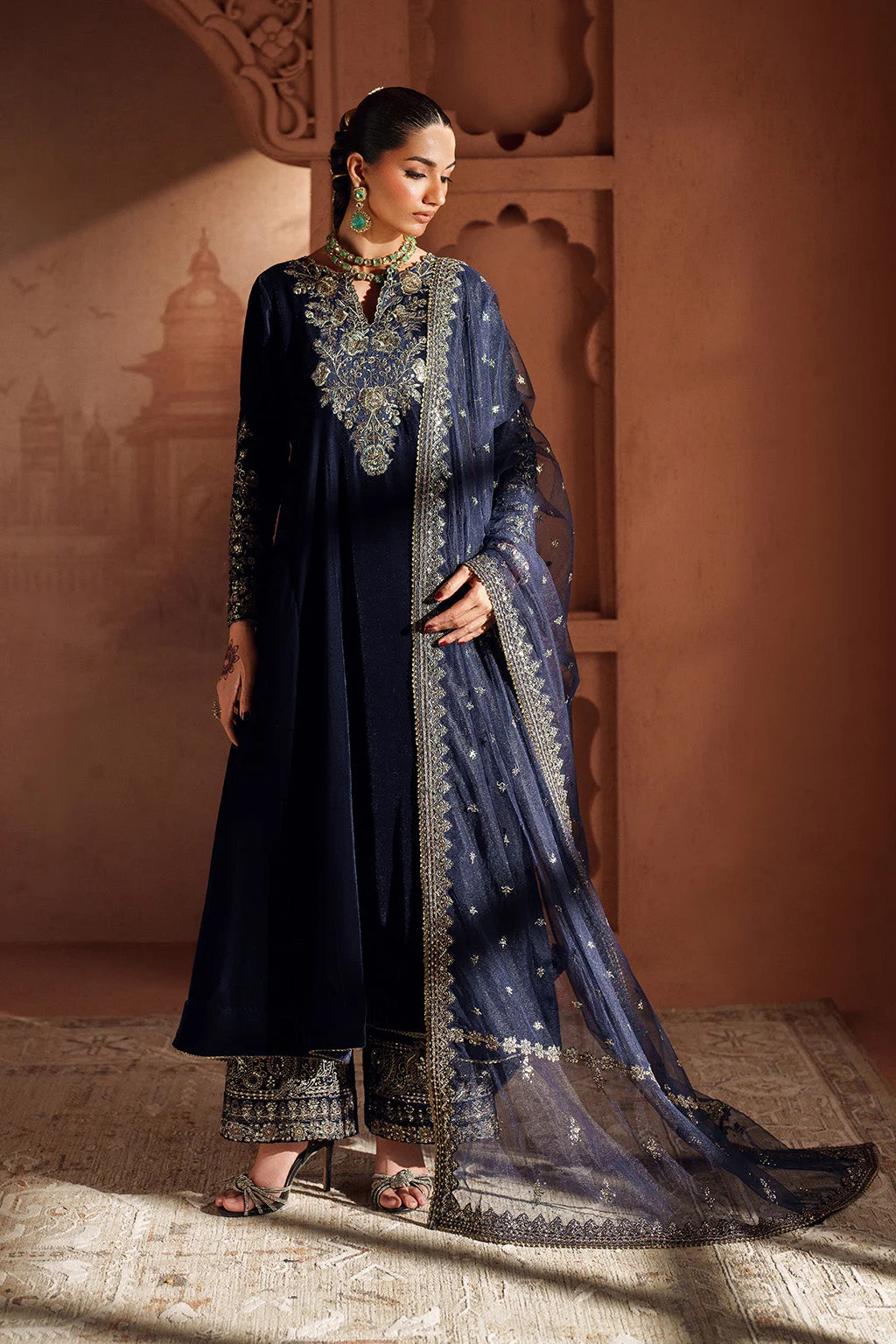 Embroidered Velvet 857