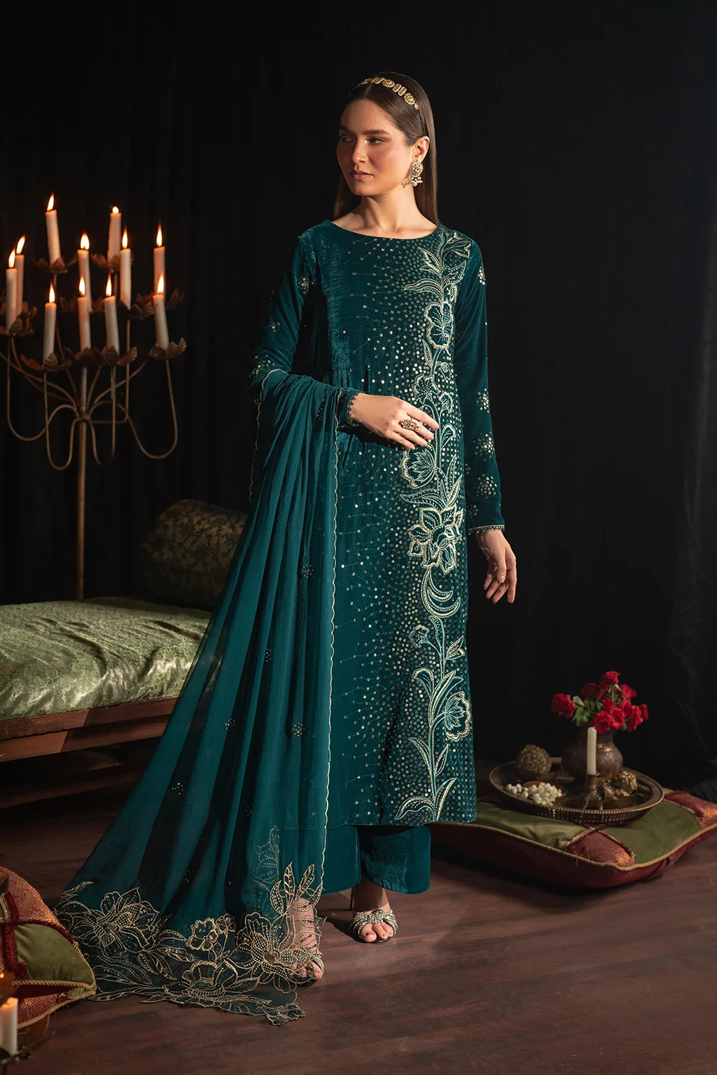 Embroidered Velvet-45