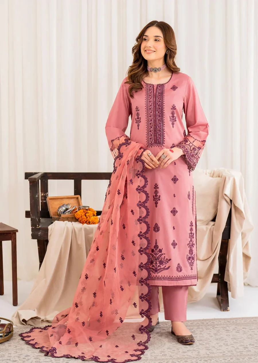 Suhanna - Readymade 3 Piece Garnet Suit