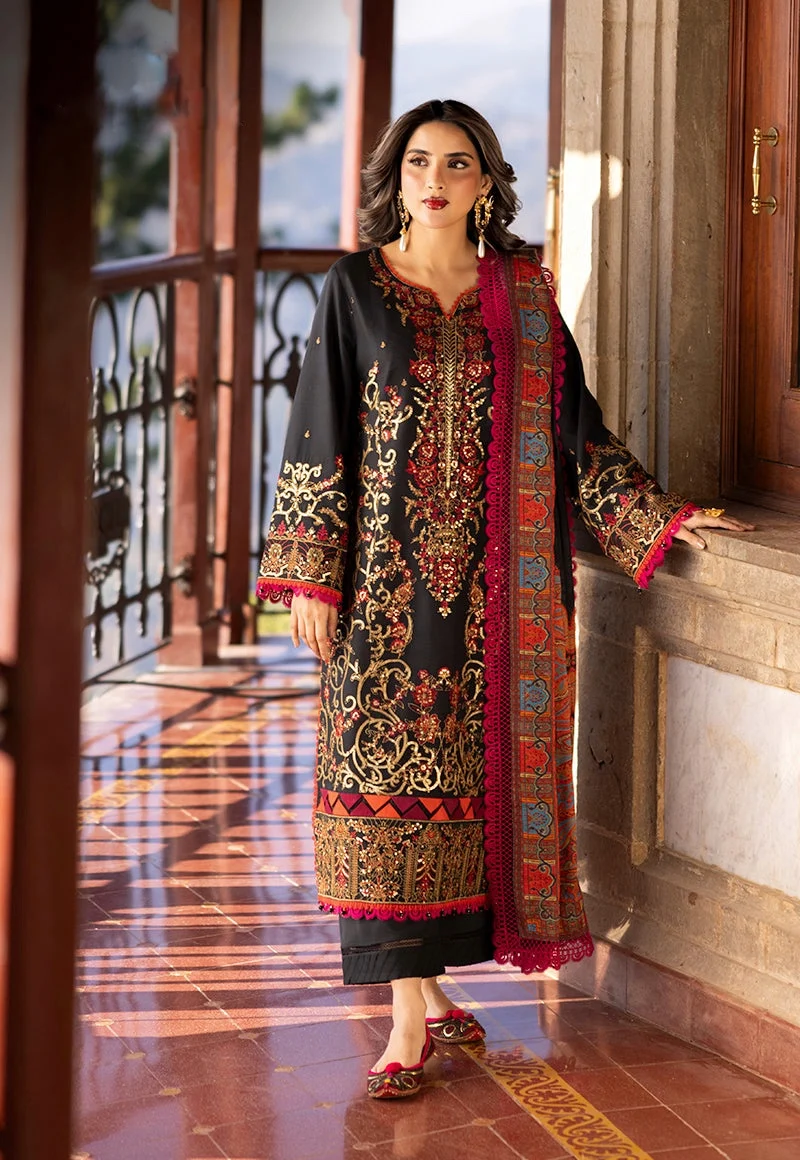 EMBROIDERED VISCOSE 3 Pcs