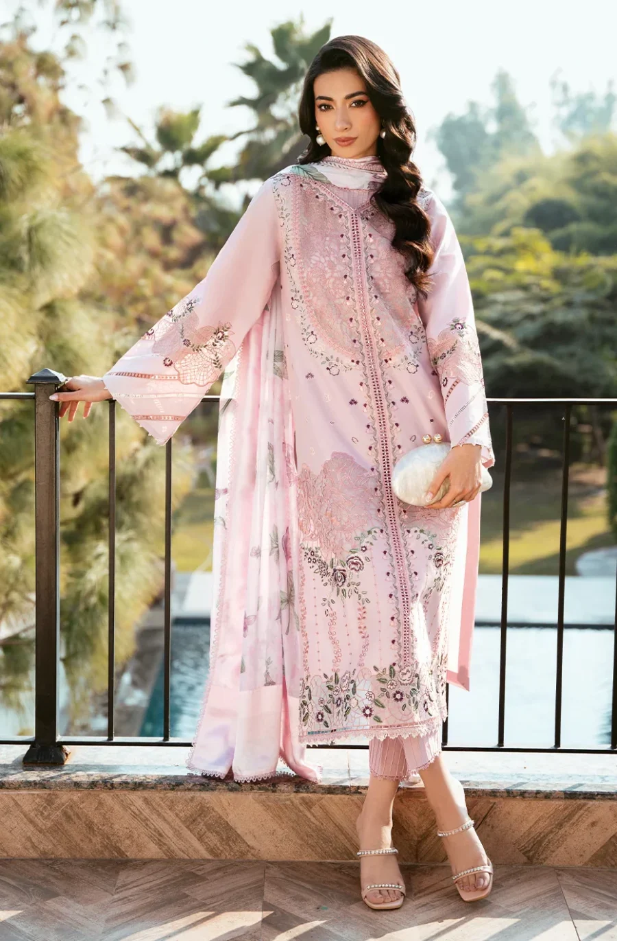 Bin Ilyas Luxury Lawn Embroidered stitched Collection 